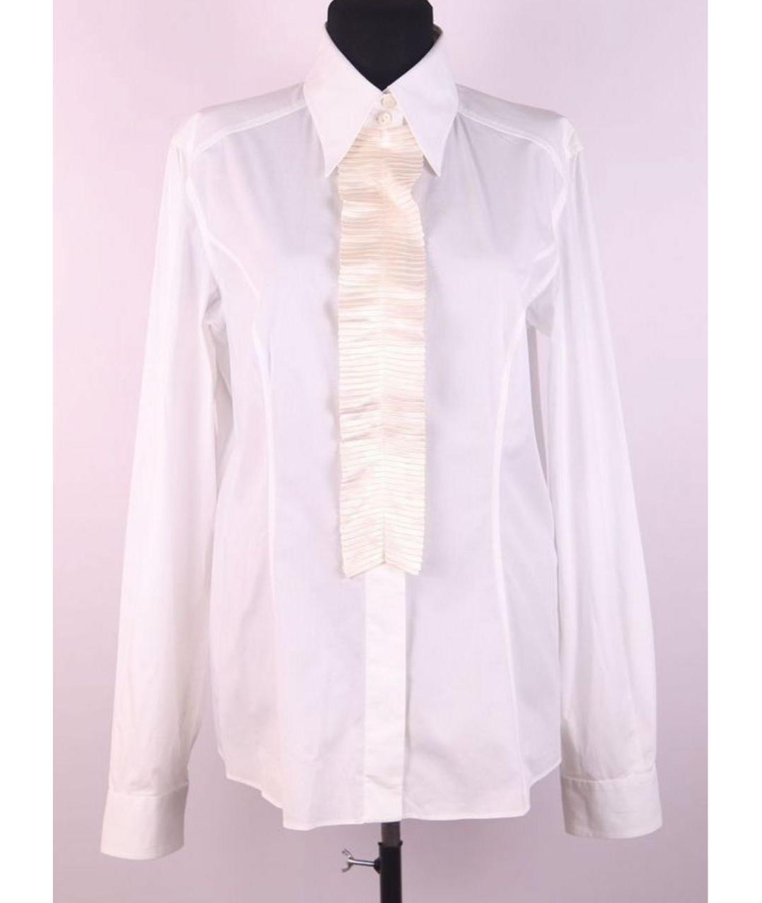 DOLCE&GABBANA Белая хлопковая рубашка, фото 9
