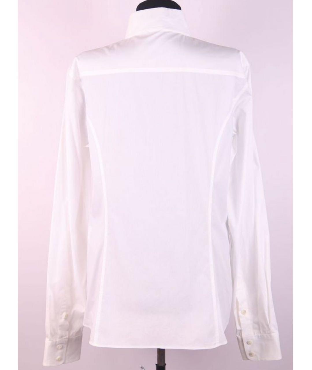 DOLCE&GABBANA Белая хлопковая рубашка, фото 8