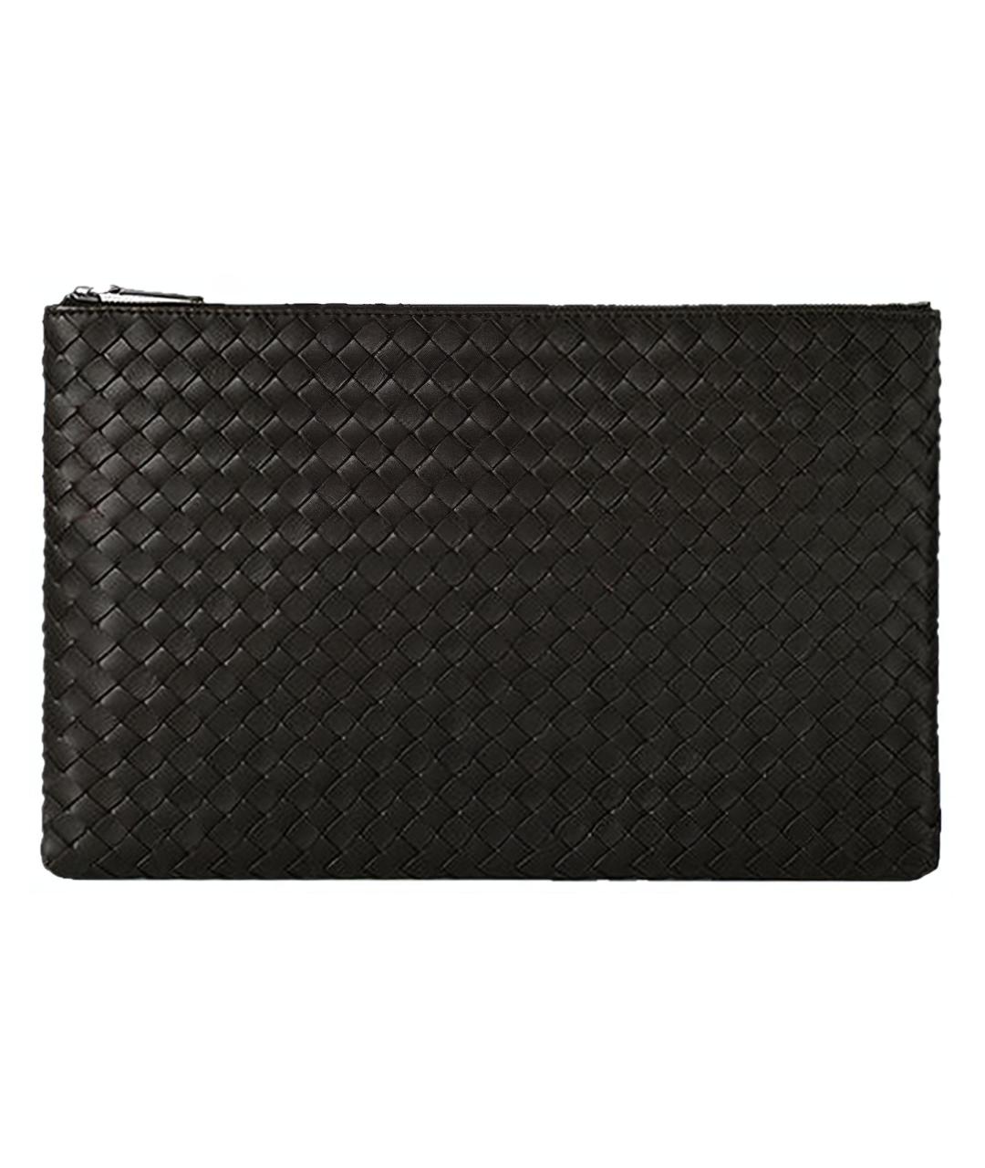 BOTTEGA VENETA Коричневая кожаная папка для документов, фото 1