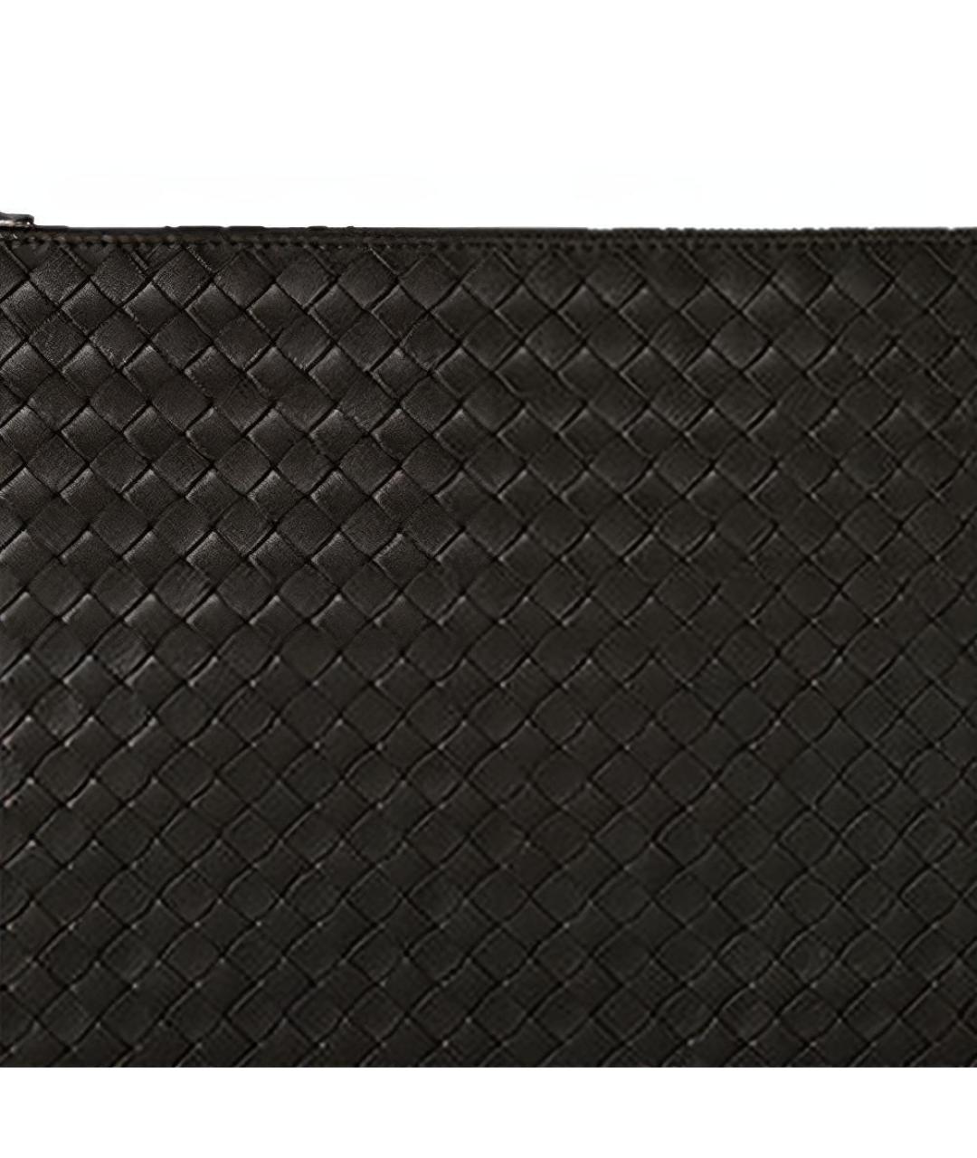 BOTTEGA VENETA Коричневая кожаная папка для документов, фото 3