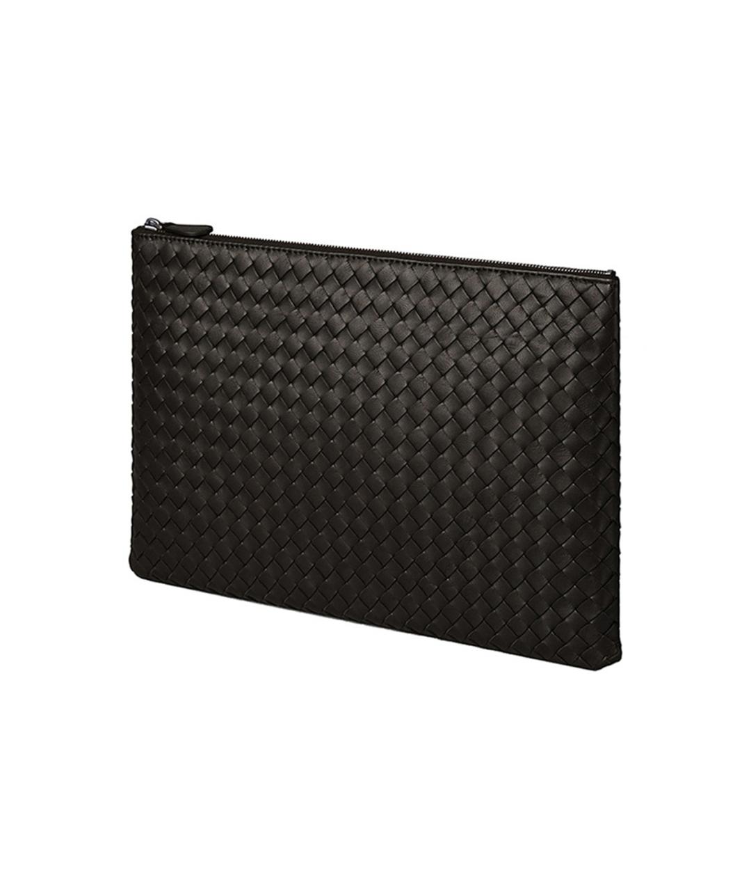 BOTTEGA VENETA Коричневая кожаная папка для документов, фото 2