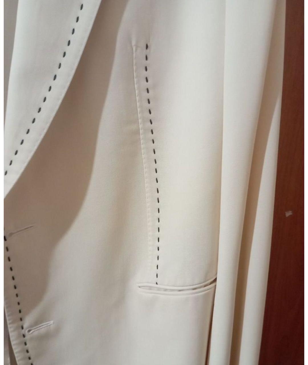 DOLCE&GABBANA Белый шерстяной жакет/пиджак, фото 5