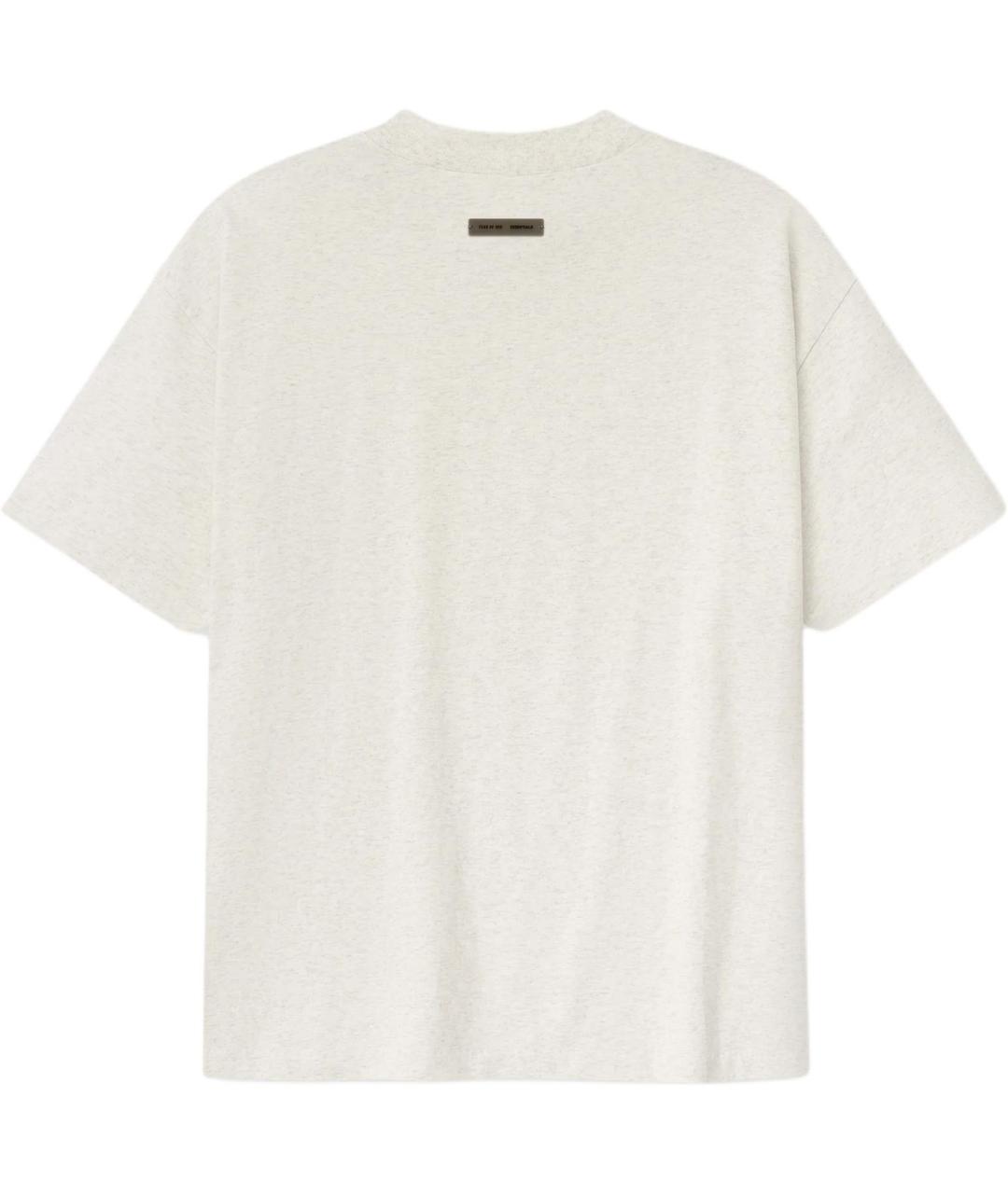 FEAR OF GOD ESSENTIALS Бежевая футболка, фото 2