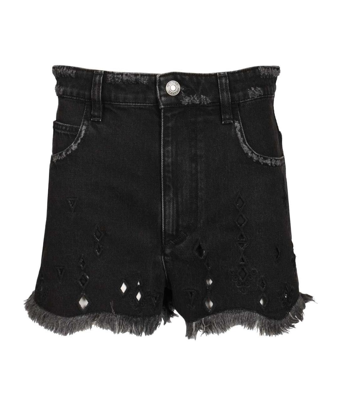 ISABEL MARANT Черные хлопковые шорты, фото 1