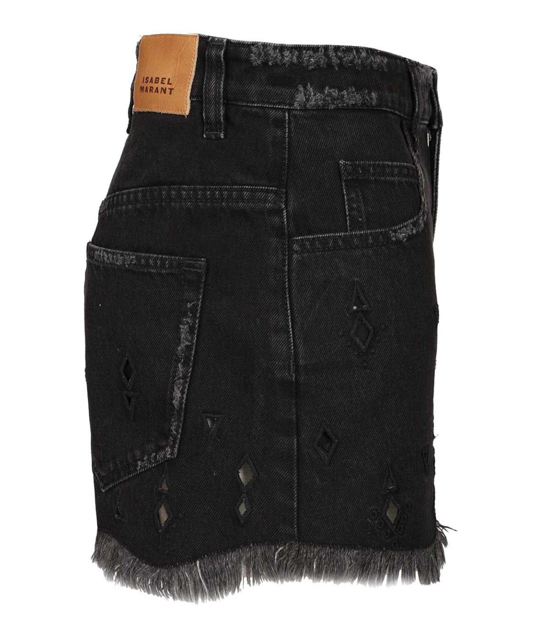 ISABEL MARANT Черные хлопковые шорты, фото 3