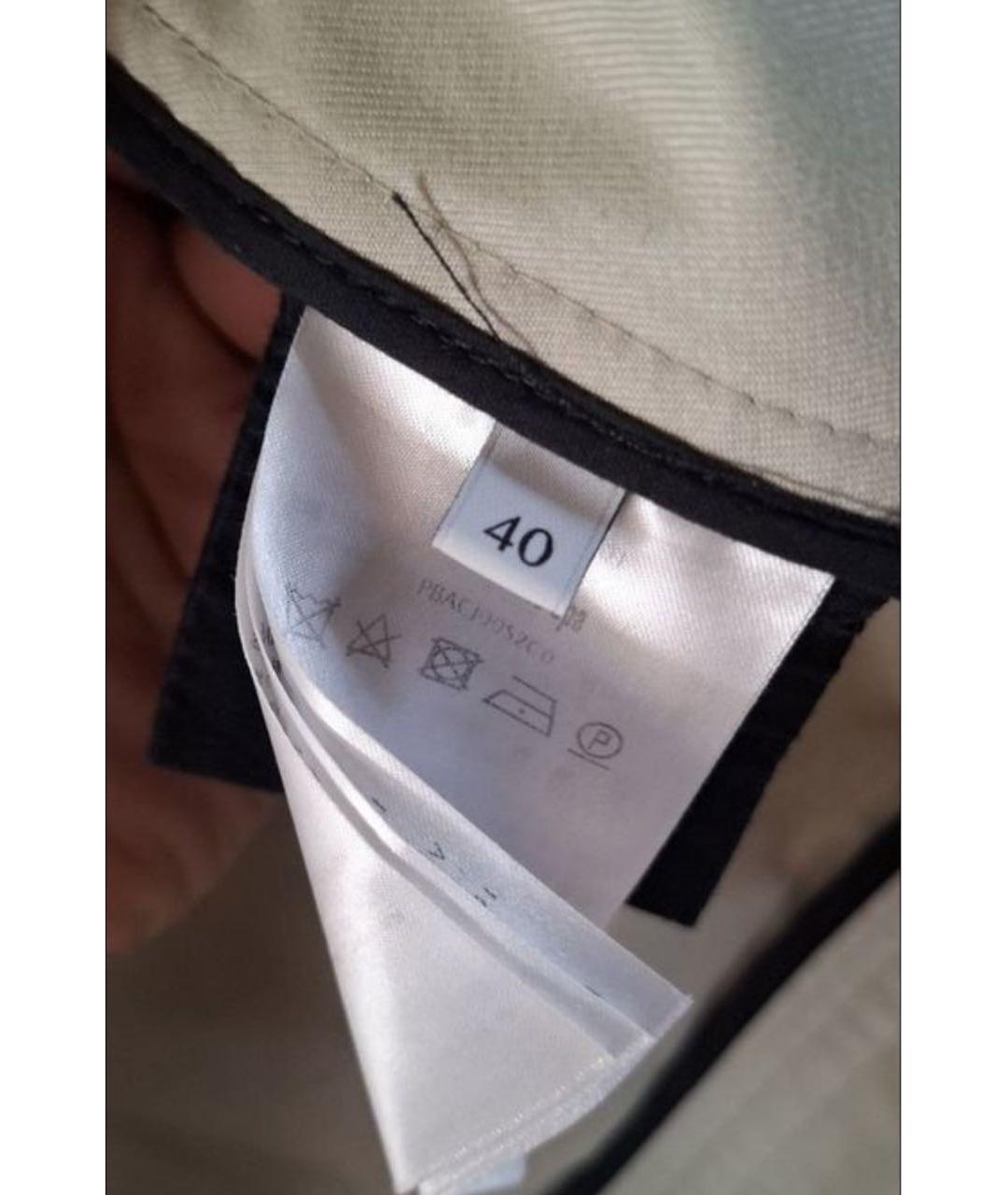 VALENTINO Бежевый хлопковый тренч/плащ, фото 4