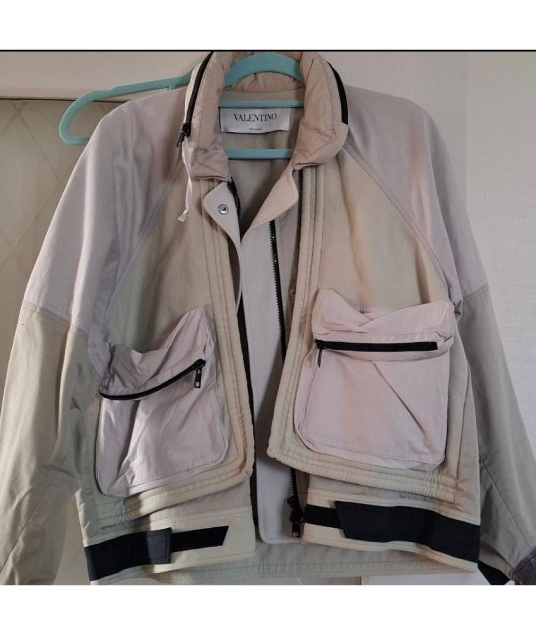 VALENTINO Бежевый хлопковый тренч/плащ, фото 3