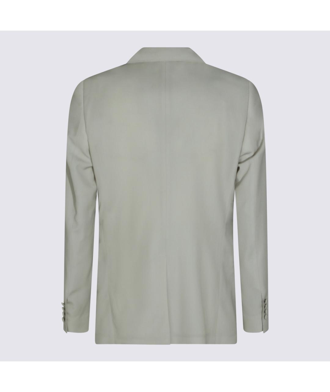 DOLCE&GABBANA Белый шерстяной пиджак, фото 2