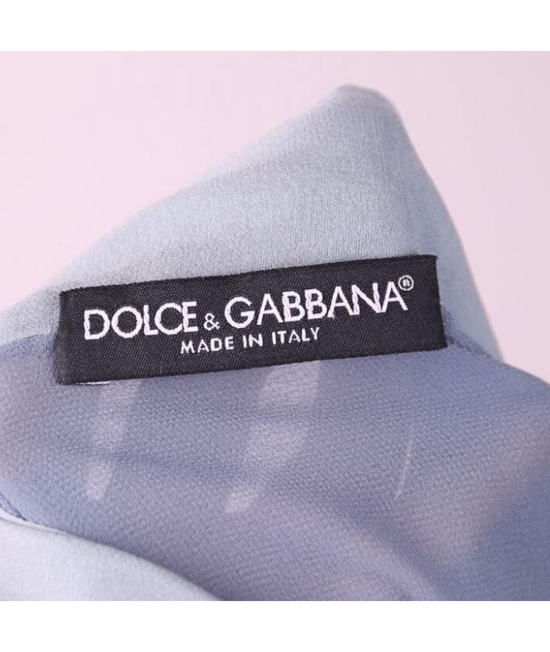 DOLCE&GABBANA Серая шелковая блузы, фото 4