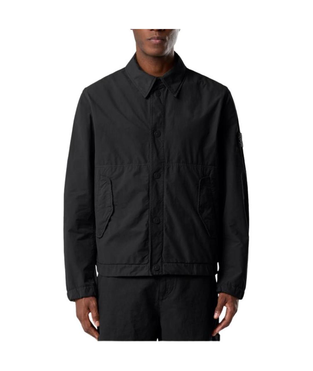 STONE ISLAND Черная куртка, фото 3