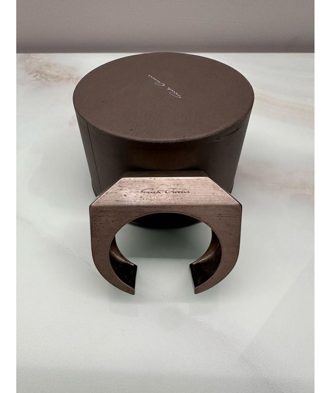 RICK OWENS Серебрянный металлический браслет, фото 2