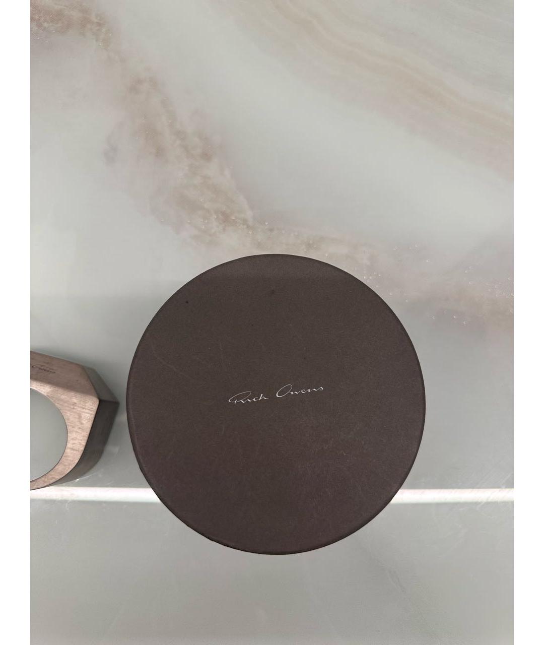 RICK OWENS Серебрянный металлический браслет, фото 5