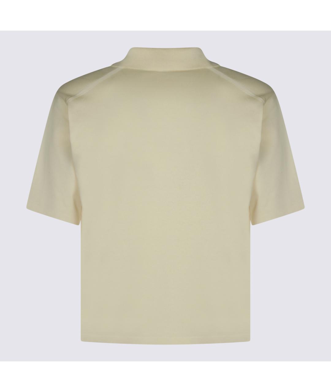 AURALEE Белое поло с коротким рукавом, фото 2