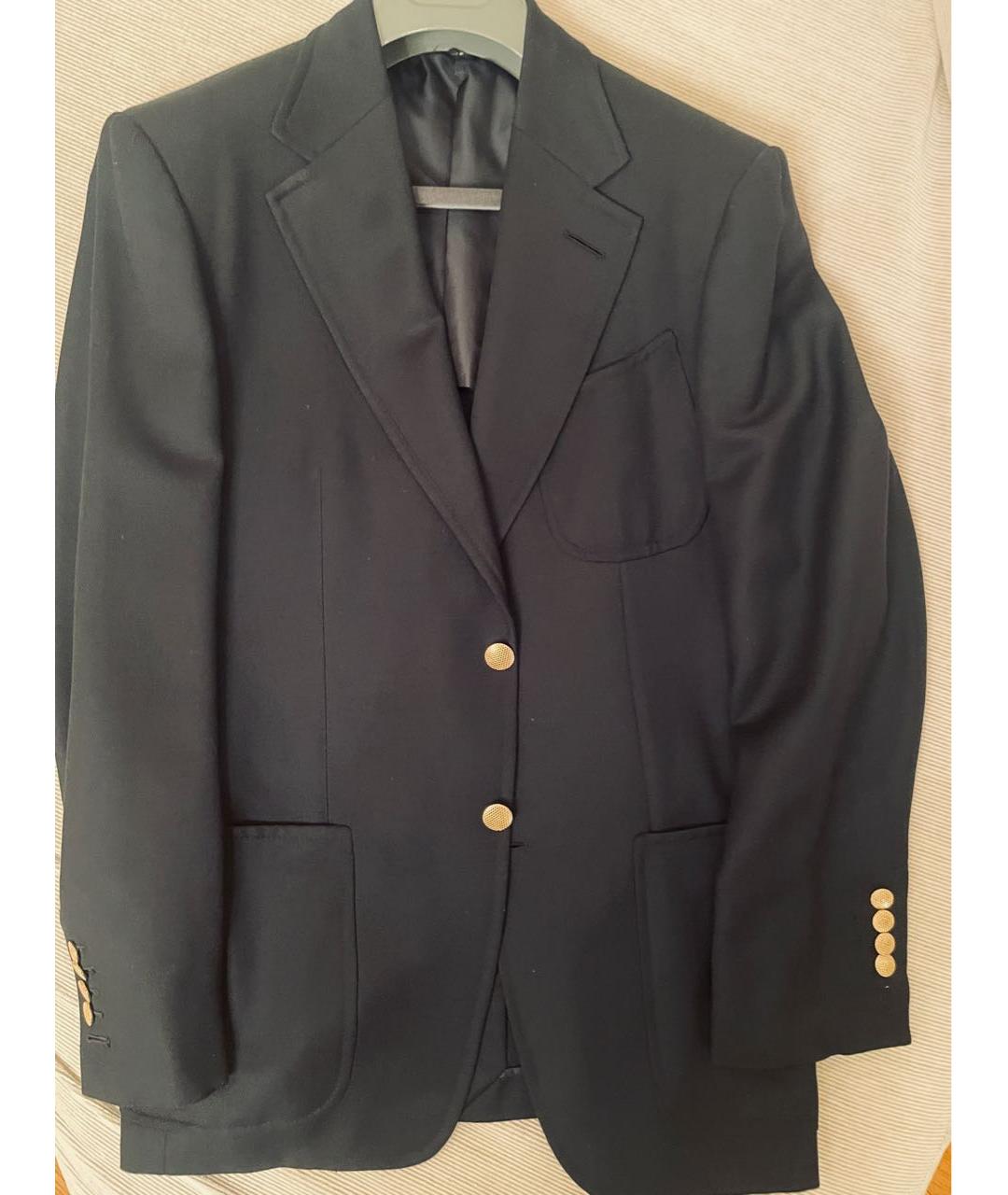 TOM FORD Темно-синий шерстяной пиджак, фото 2