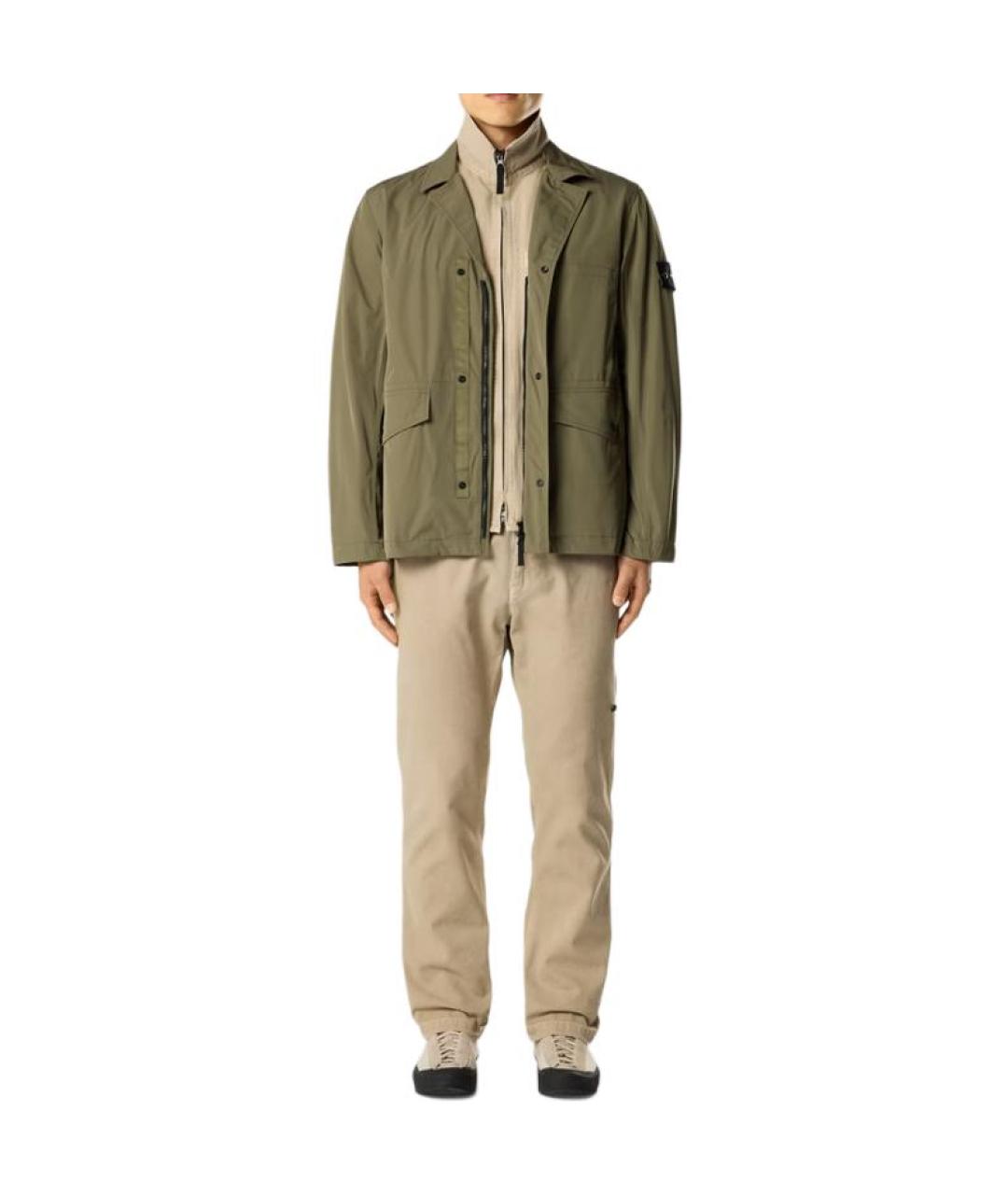 STONE ISLAND Зеленая куртка, фото 2