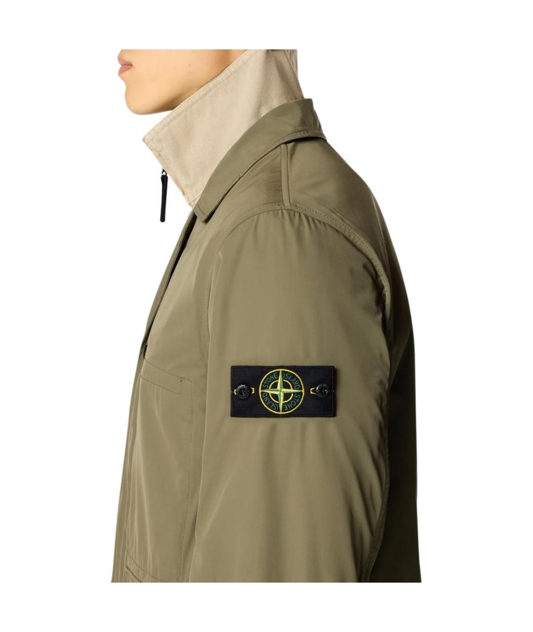 STONE ISLAND Зеленая куртка, фото 3