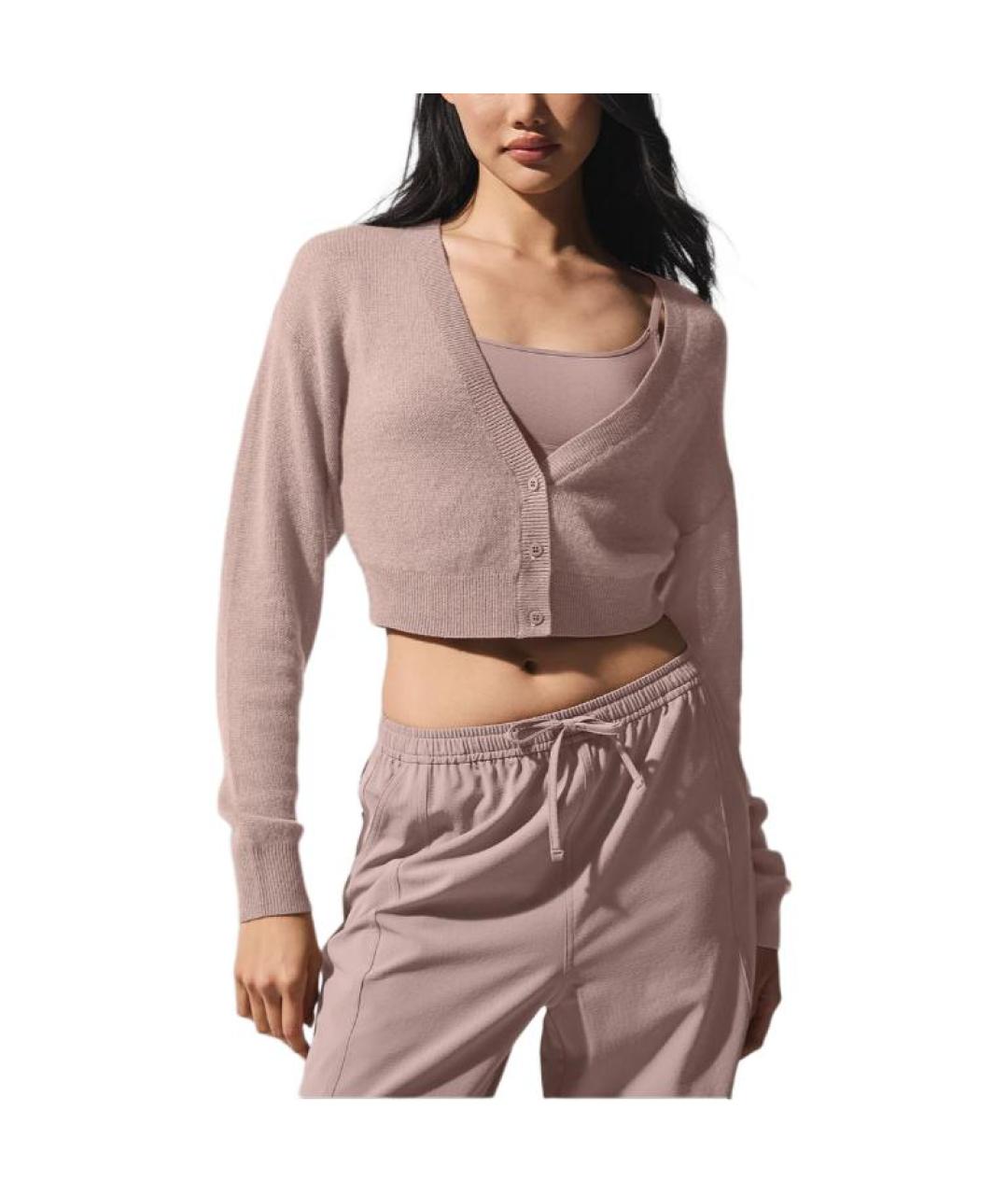 ALO YOGA Коричневый кардиган, фото 3