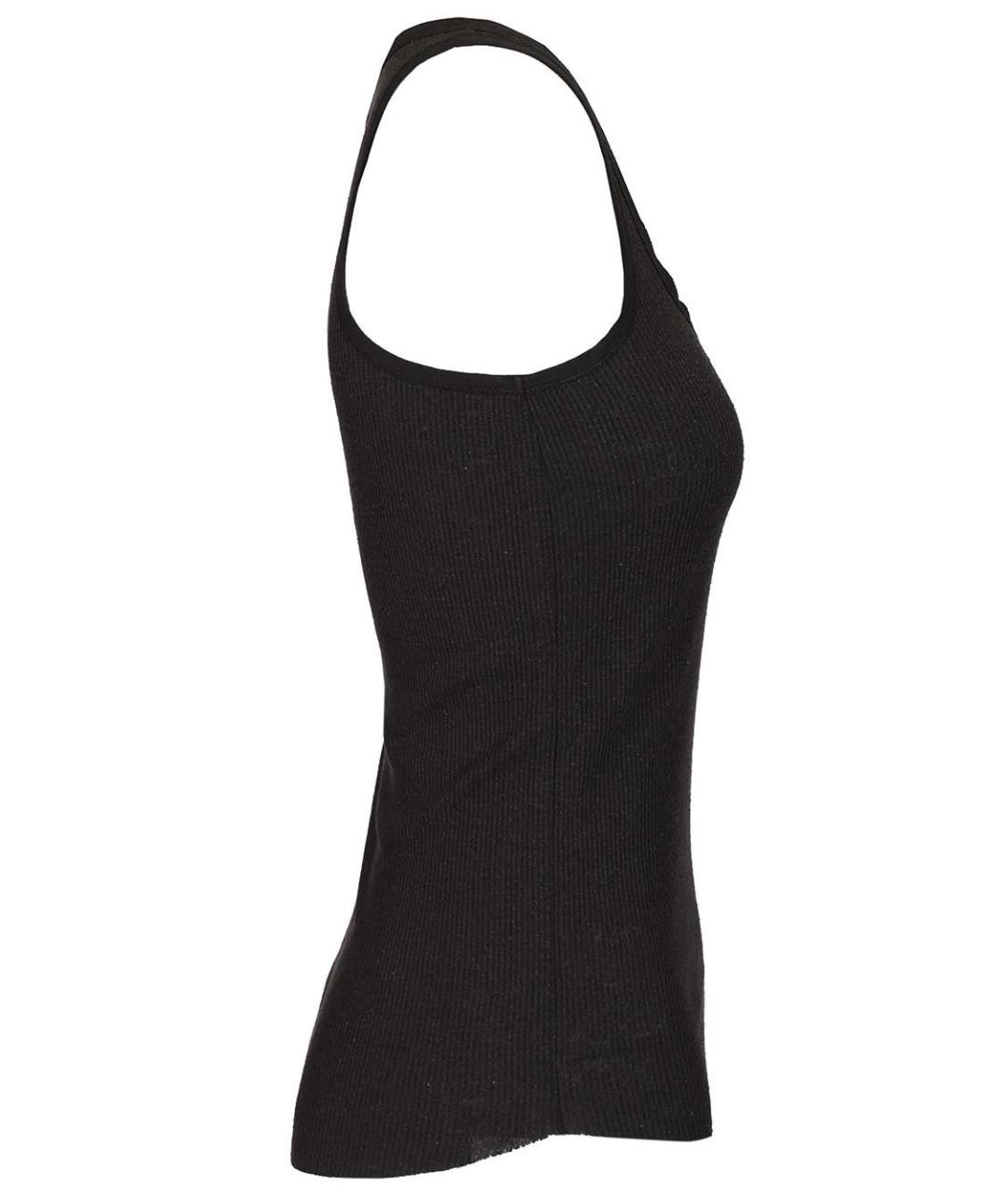 ISABEL MARANT Черная шелковая майка, фото 3