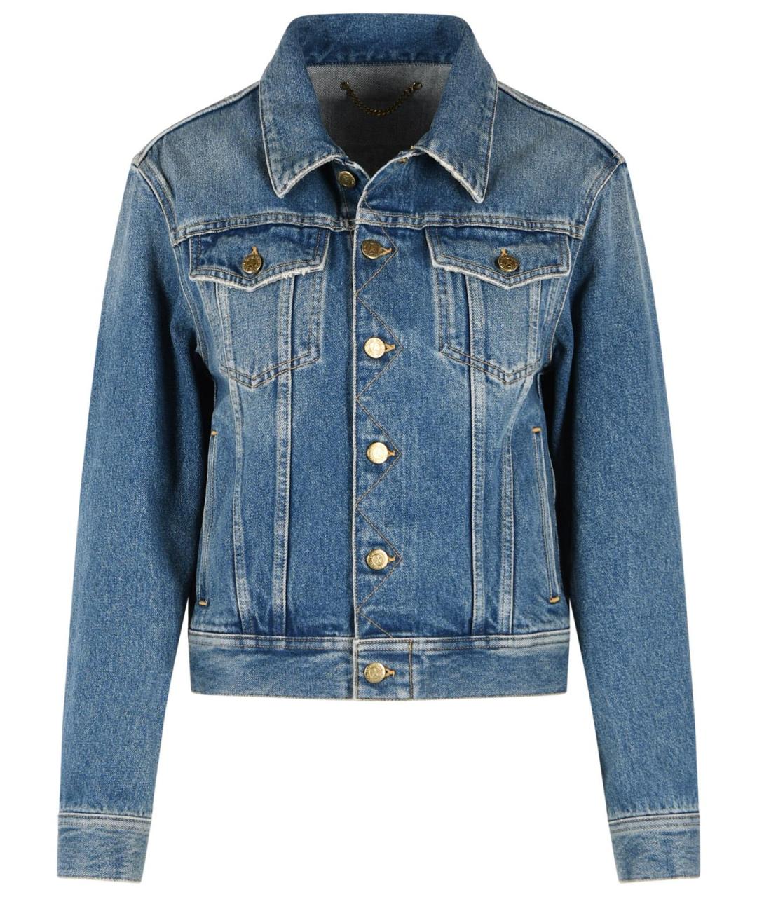 GOLDEN GOOSE DELUXE BRAND Синяя хлопковая куртка, фото 1