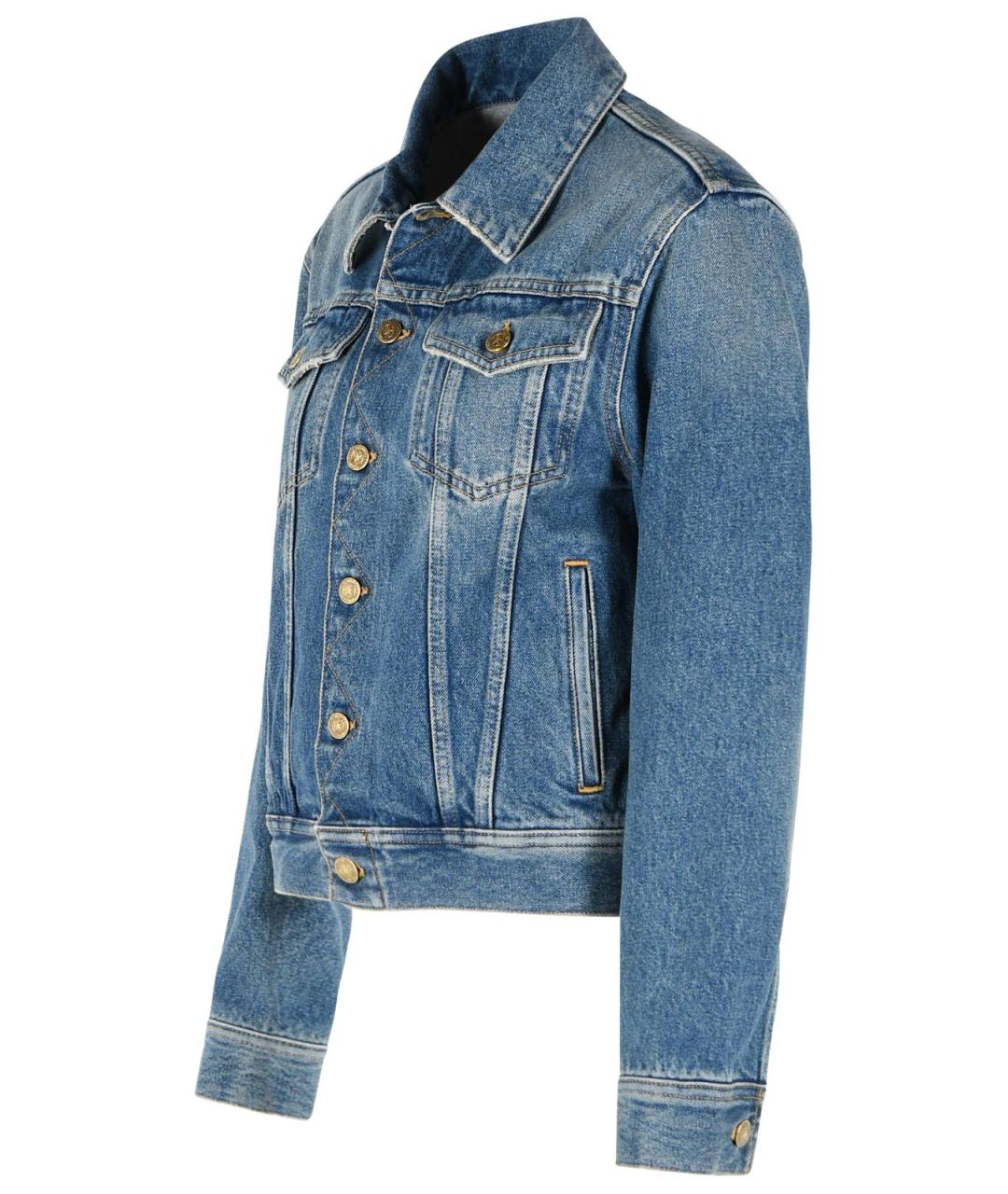 GOLDEN GOOSE DELUXE BRAND Синяя хлопковая куртка, фото 2