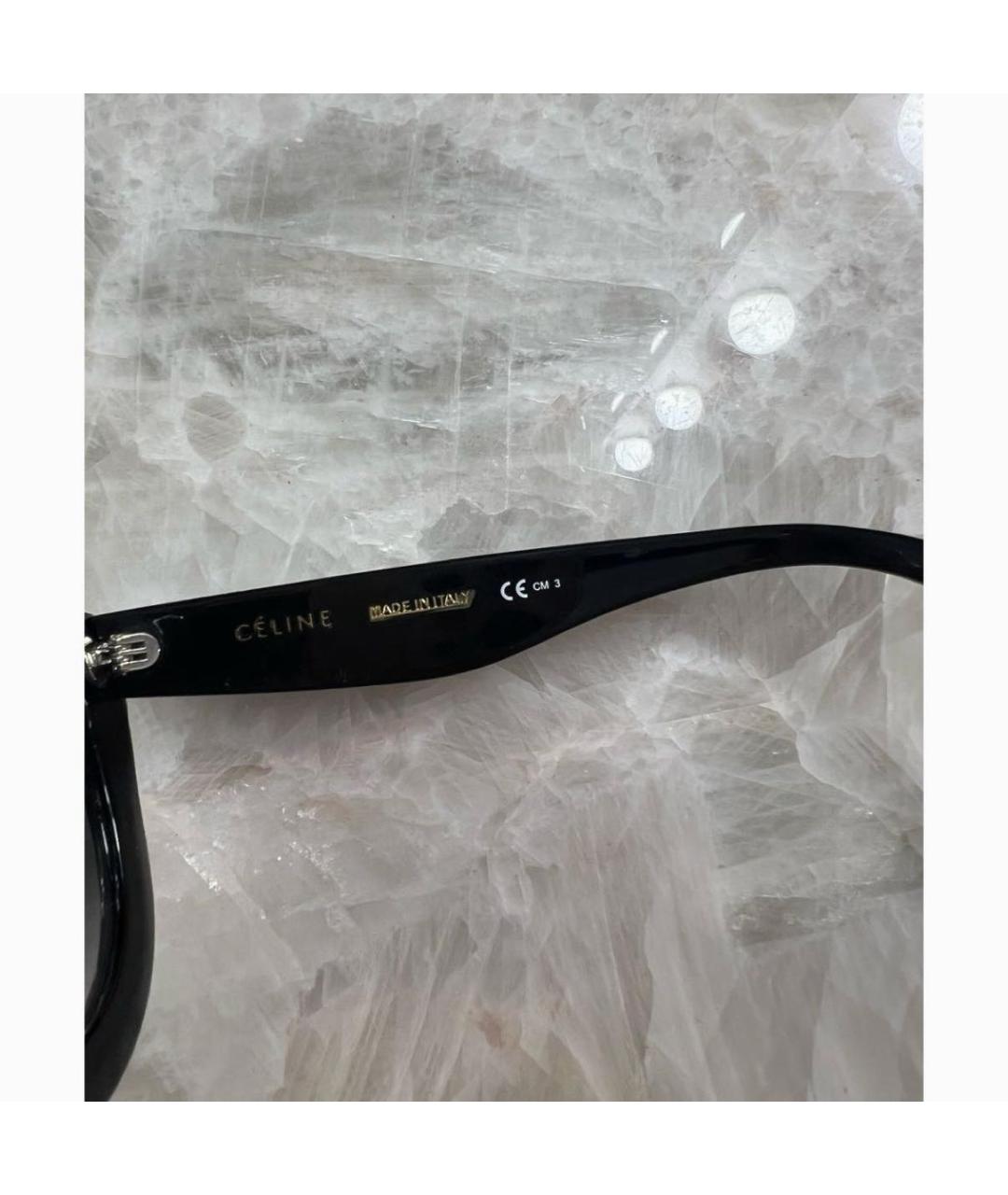 CELINE Черные солнцезащитные очки, фото 6