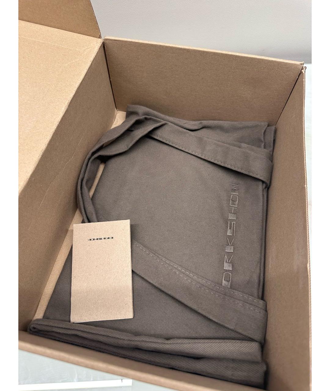 RICK OWENS Черные низкие кроссовки / кеды, фото 6