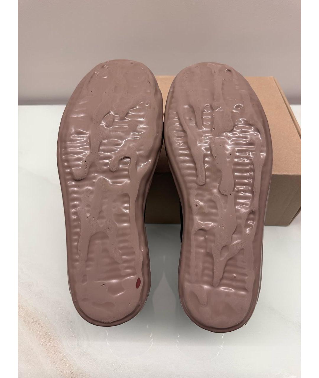 RICK OWENS Черные низкие кроссовки / кеды, фото 4