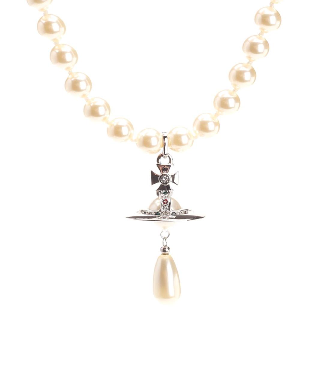 VIVIENNE WESTWOOD Серебряная металлическая подвеска, фото 2