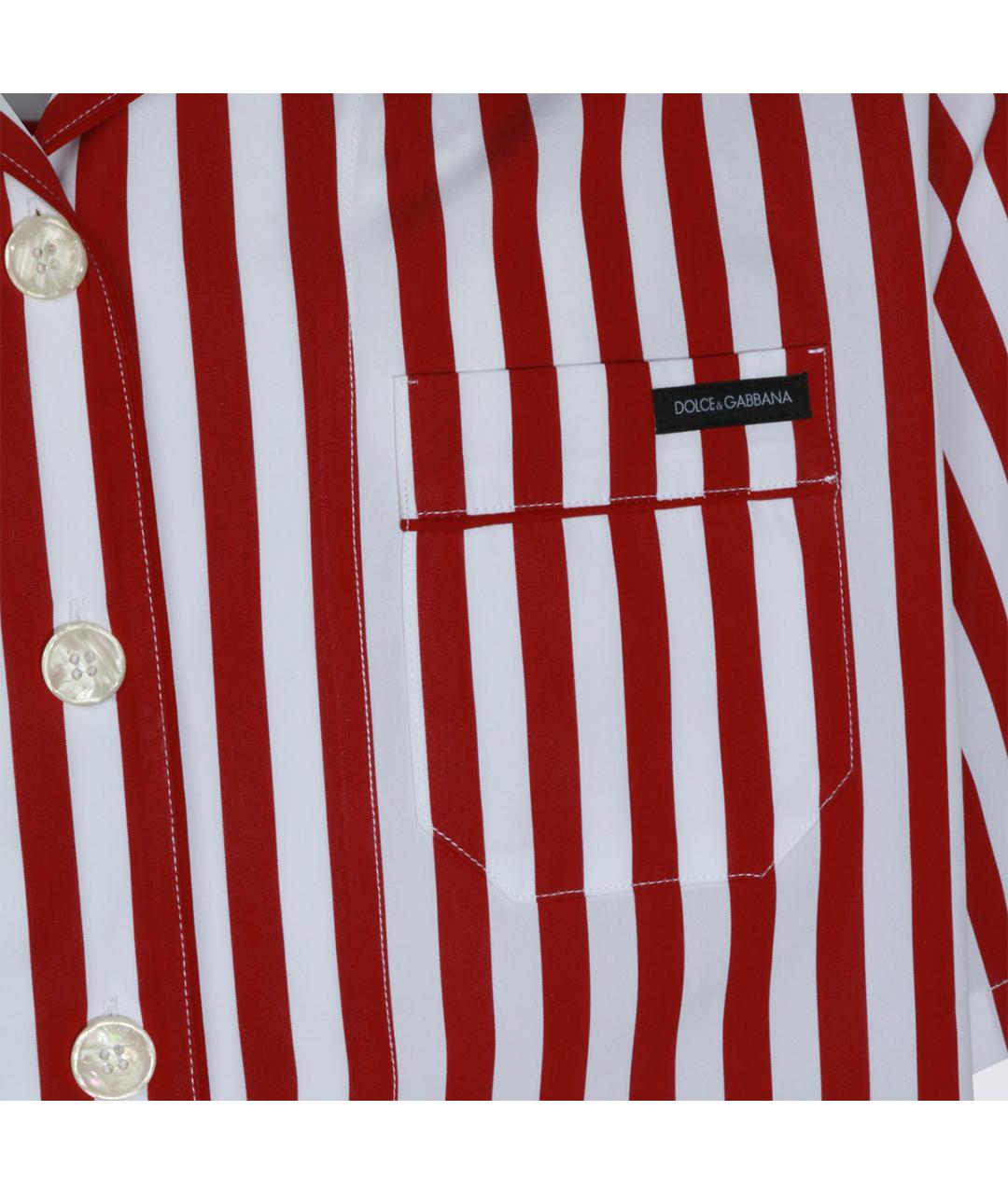 DOLCE&GABBANA Мульти хлопковая рубашка, фото 3