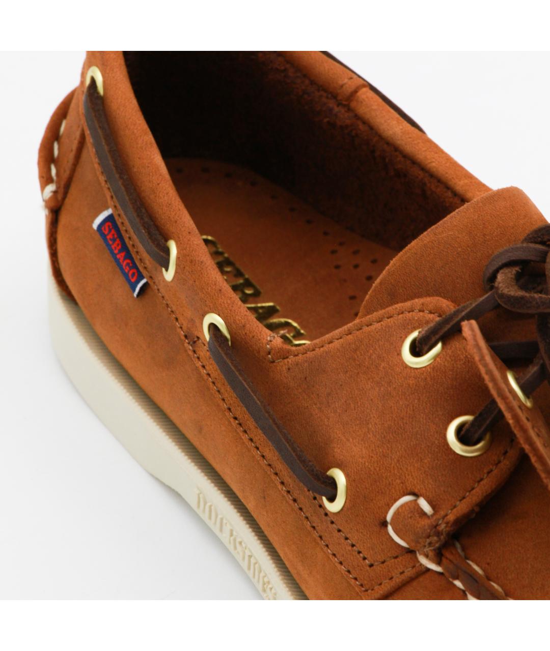 SEBAGO Коричневые кожаные лоферы, фото 4