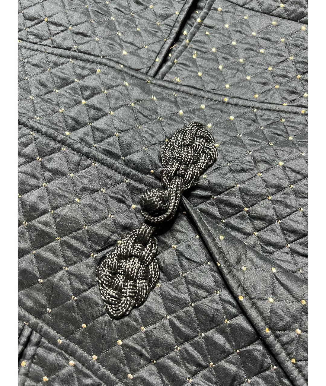 VALENTINO Черный шелковый жакет/пиджак, фото 6