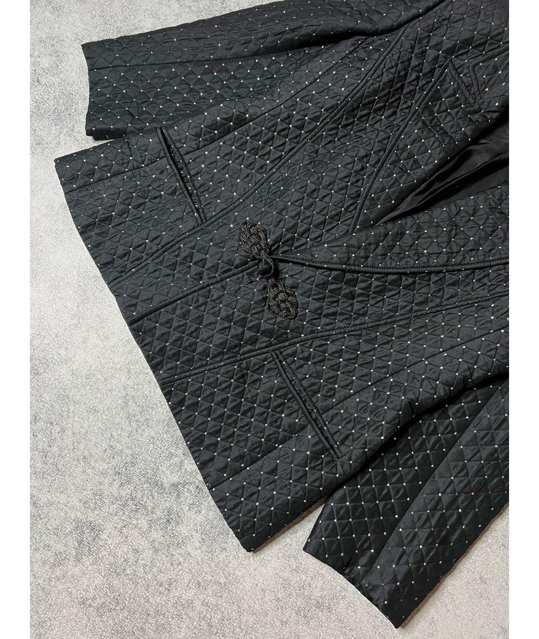 VALENTINO Черный шелковый жакет/пиджак, фото 5