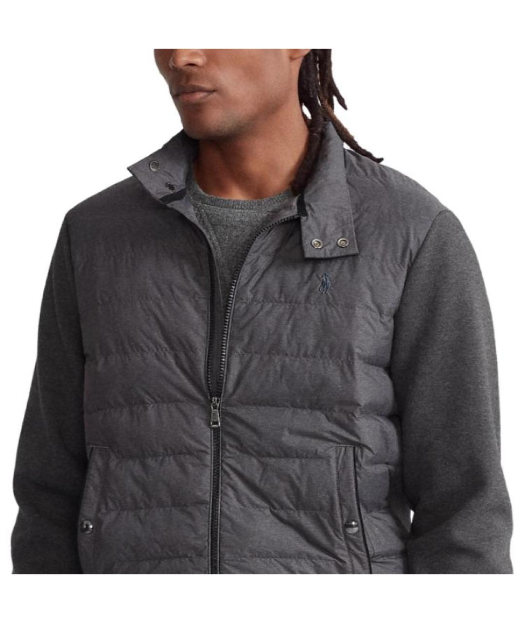 POLO RALPH LAUREN Серый пуховик, фото 4