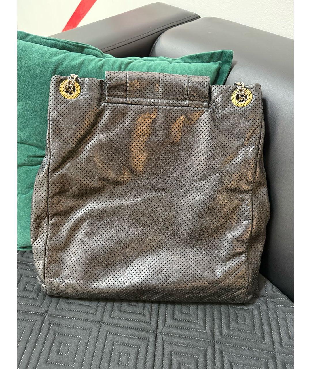 CHANEL Черная кожаная сумка тоут, фото 3