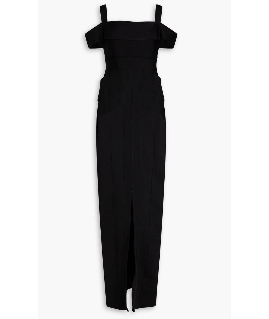 ZUHAIR MURAD Черное вискозное коктейльное платье, фото 4