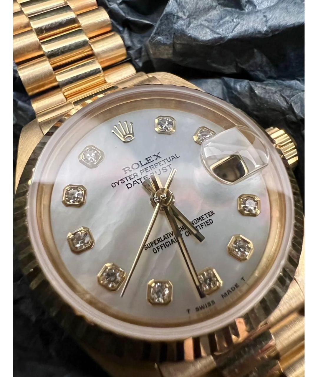 ROLEX Золотые часы из желтого золота, фото 5