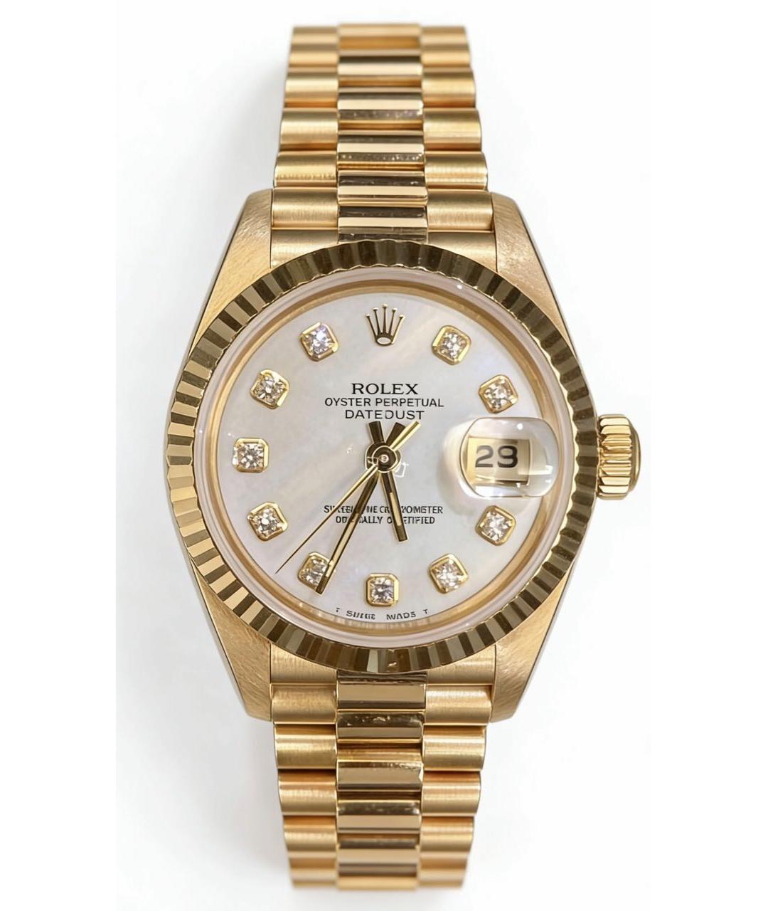 ROLEX Золотые часы из желтого золота, фото 7