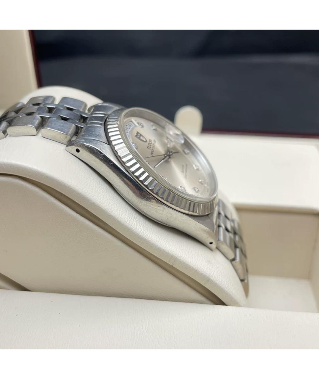 TUDOR Серебряные металлические часы, фото 6