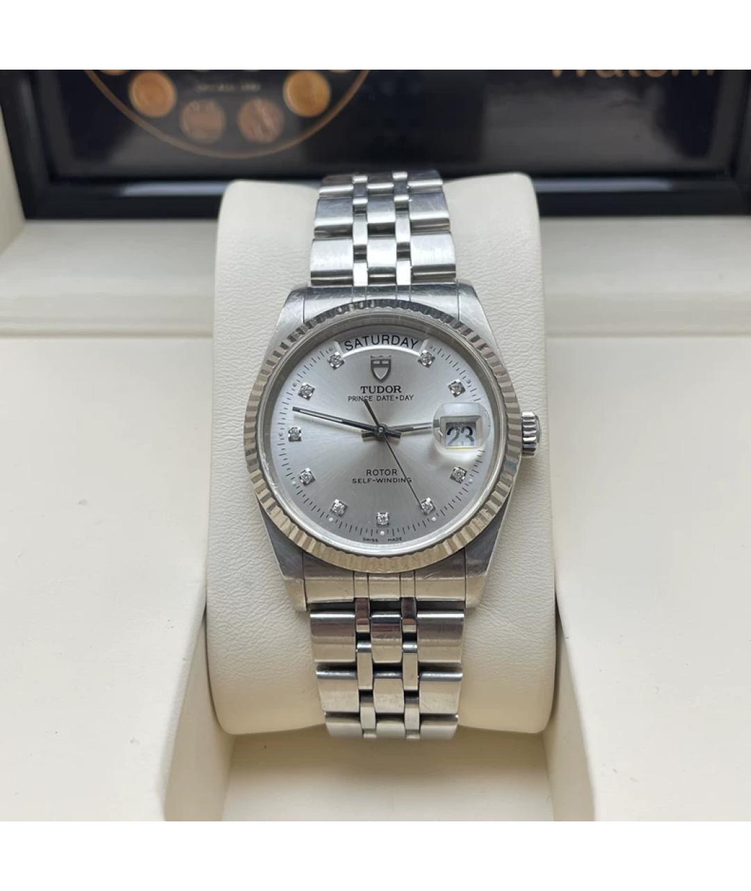 TUDOR Серебряные металлические часы, фото 10