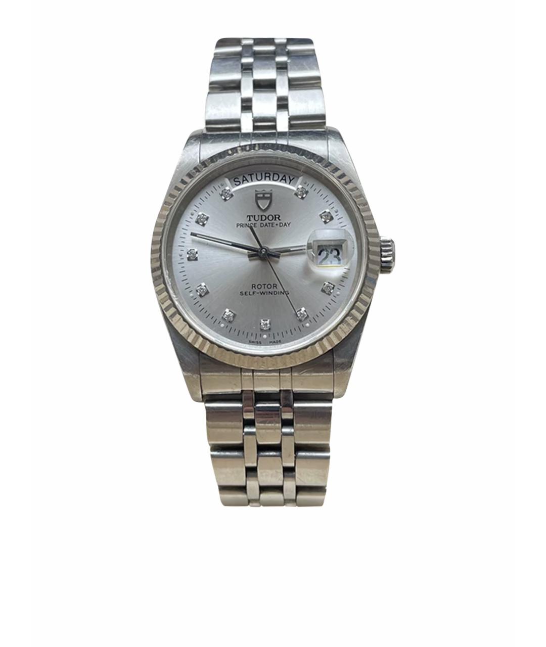 TUDOR Серебряные металлические часы, фото 1