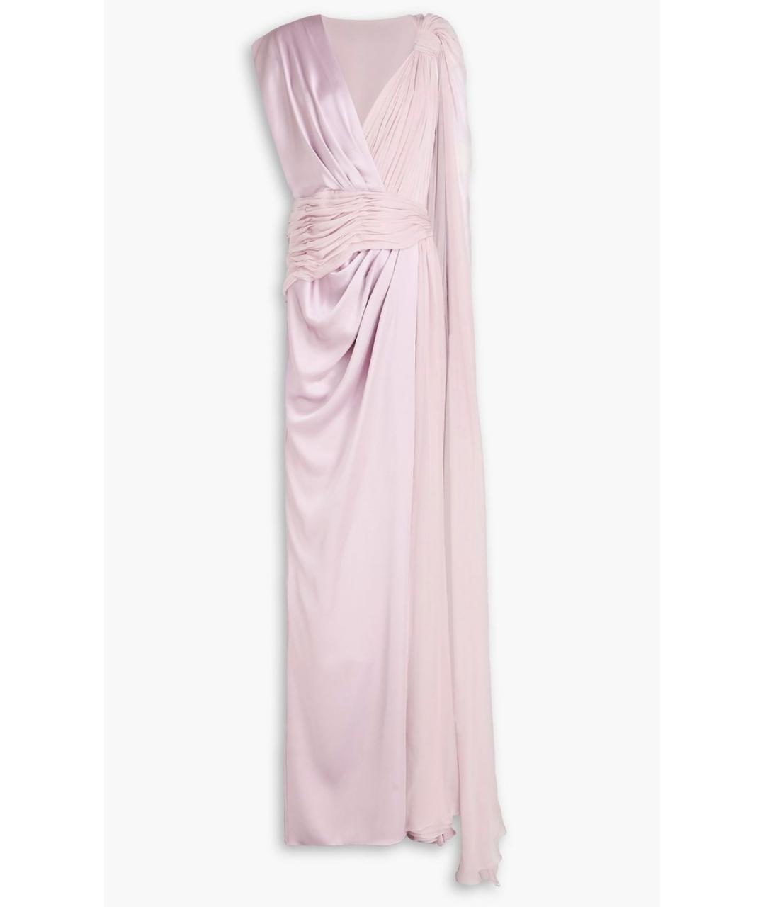 ZUHAIR MURAD Фиолетовое шелковое вечернее платье, фото 4