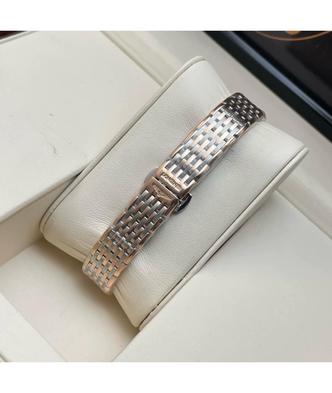 LONGINES Белые металлические часы, фото 7