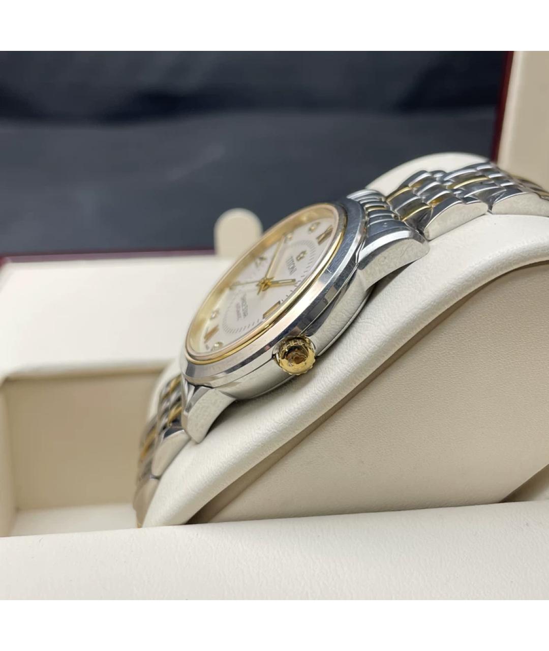 OMEGA Белые металлические часы, фото 5