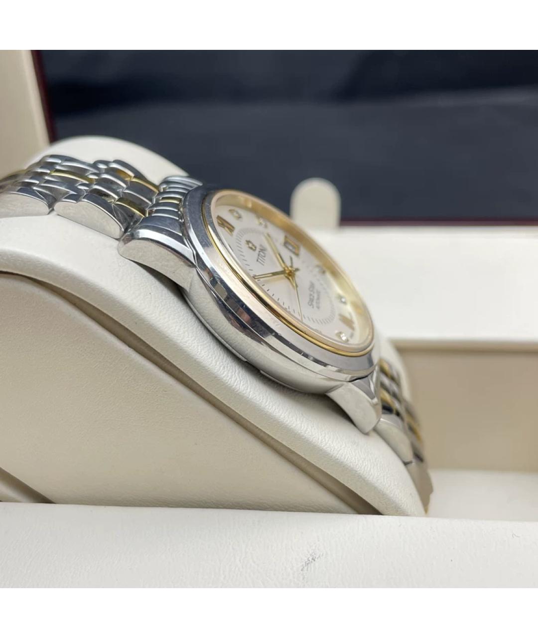 OMEGA Белые металлические часы, фото 6