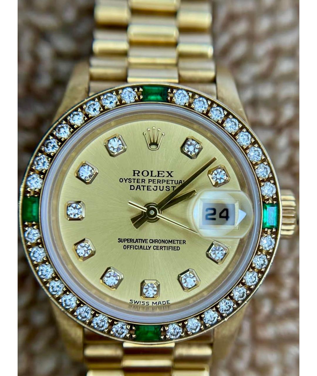 ROLEX Золотые часы из желтого золота, фото 4