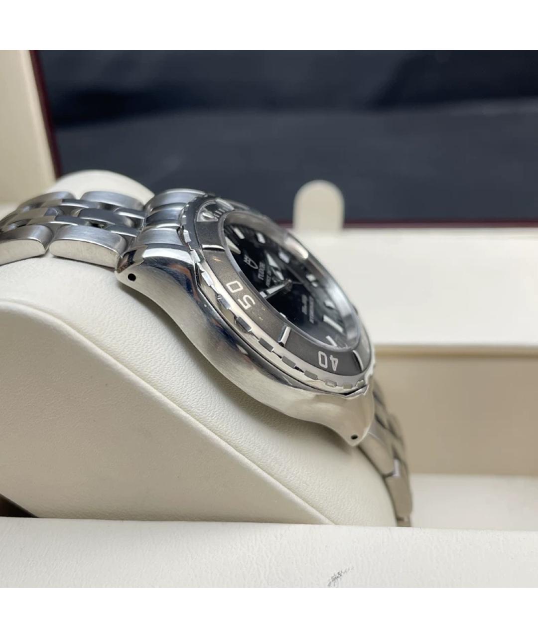 TUDOR Черные металлические часы, фото 6