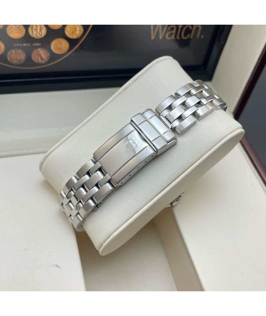 TUDOR Черные металлические часы, фото 7