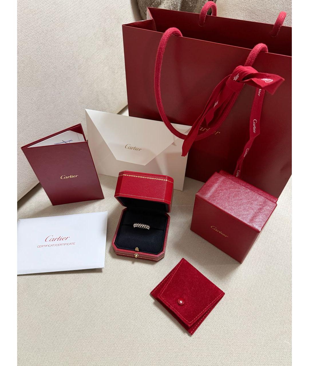 CARTIER Белое кольцо из белого золота, фото 2