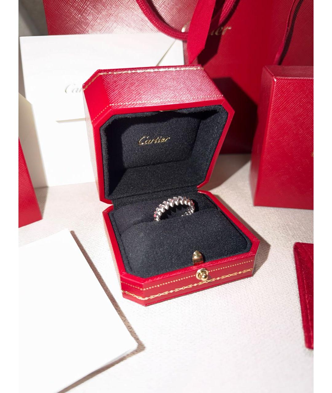 CARTIER Белое кольцо из белого золота, фото 5