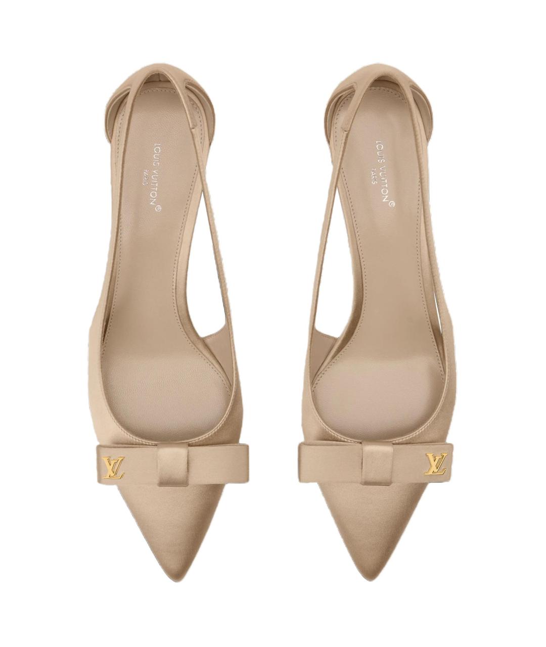 LOUIS VUITTON Бежевые туфли, фото 4